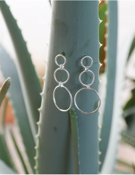 PENDIENTES TRIPLE CIRCULO