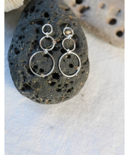 PENDIENTES TRIPLE CIRCULO