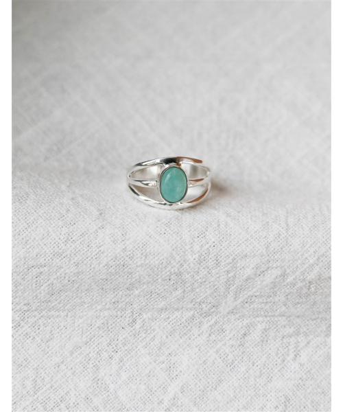 ANILLO MAR DE AMAZONITA