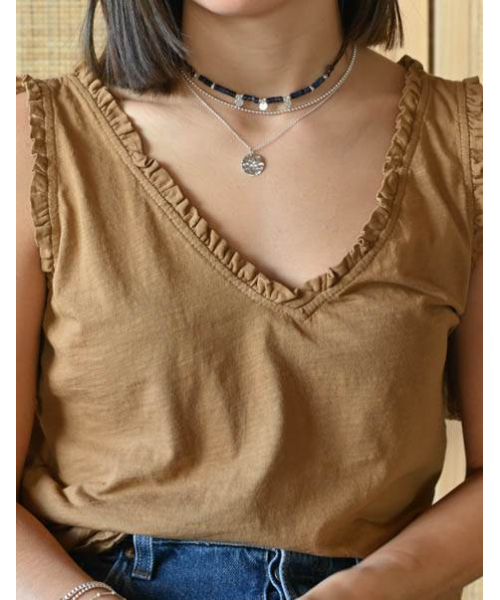 COLLAR LUNA LLENA PLATA DE LEY 2