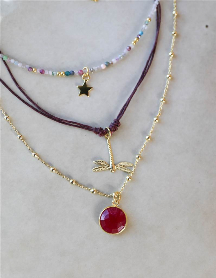 COLLAR  STAR PIEDRAS NATURALES