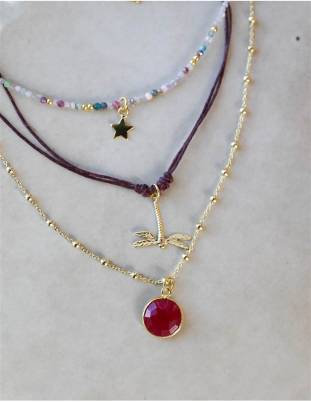 COLLAR  STAR PIEDRAS NATURALES