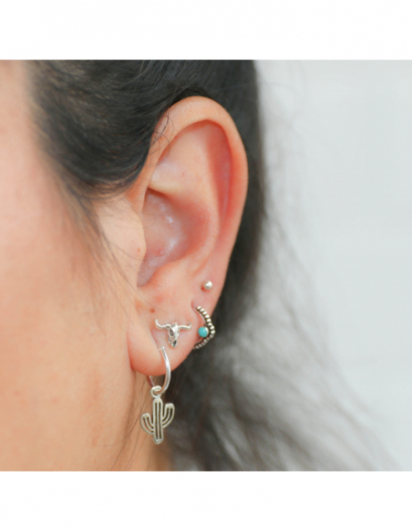 PENDIENTES PALMERAS, ESTRELLAS, BÚFALO, BARRITA