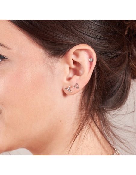 PENDIENTES TRIÁNGULO, TORTUGAS, BOLITAS, OJOS PLATA DE LEY