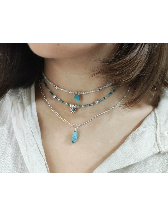 COLGANTE AMAZONITA CLARA