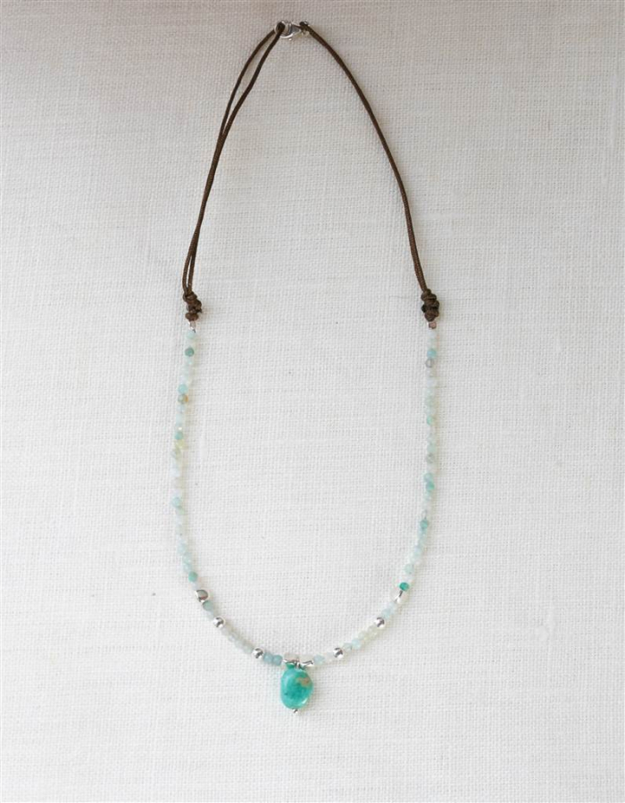 COLGANTE AMAZONITA CLARA