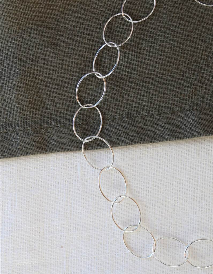 COLGANTE ESLABONES PLATA