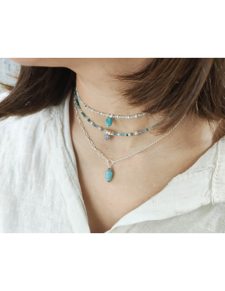 COLGANTE AMAZONITA CLARA