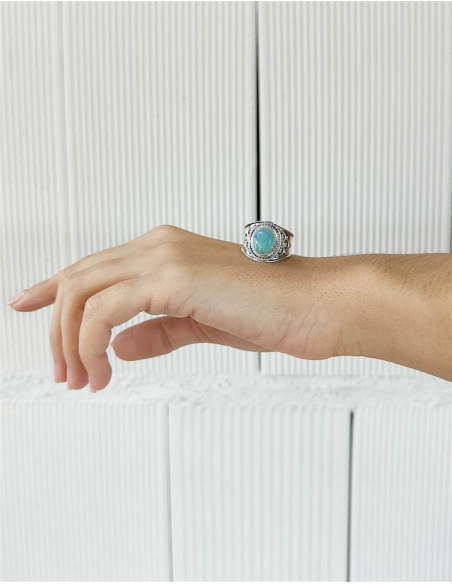 ANILLO MIA AMAZONITA