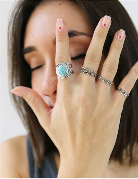 ANILLO MIA AMAZONITA