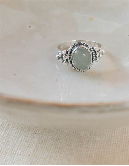 ANILLO AGUAMARINA