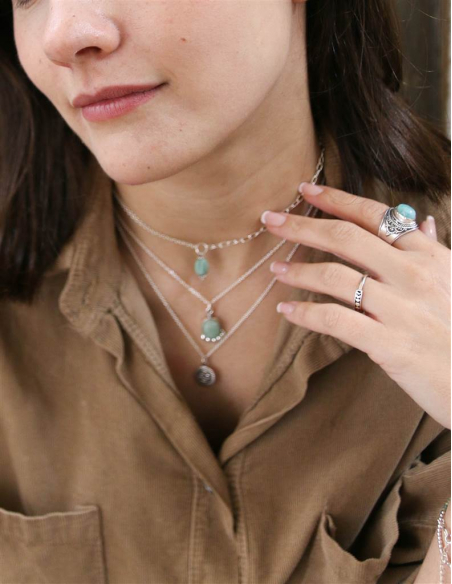 COLGANTE AMAZONITA BALI