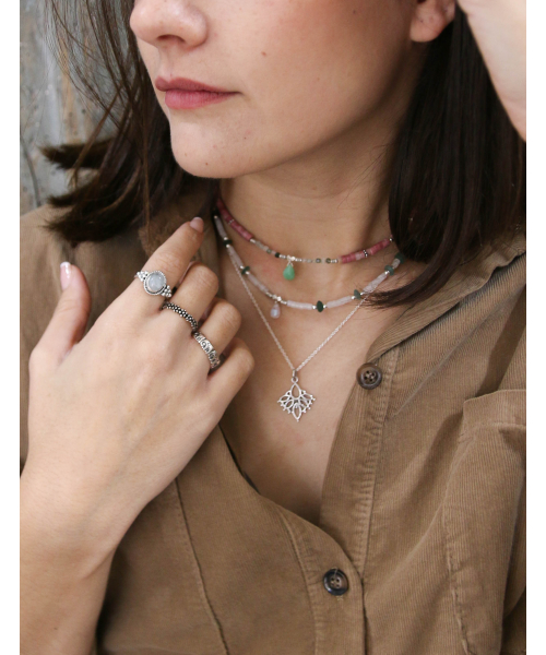 COLGANTE RODOCROSITA SILVER 2