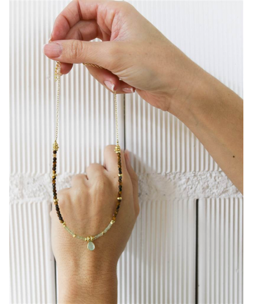 COLGANTE OJO DE TIGRE Y...