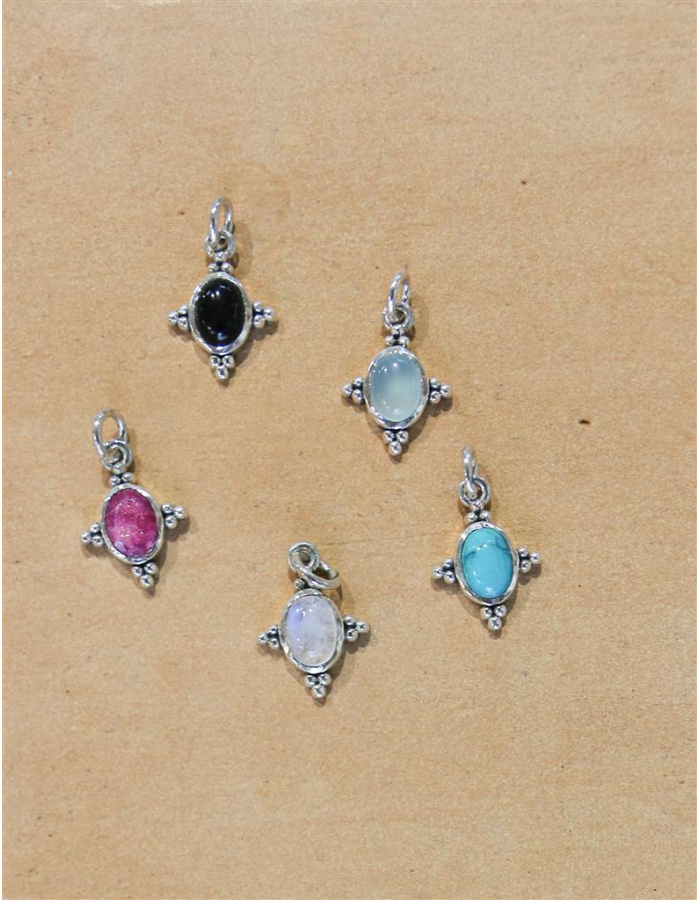 COLGANTE  PIEDRAS NATURALES INDRA