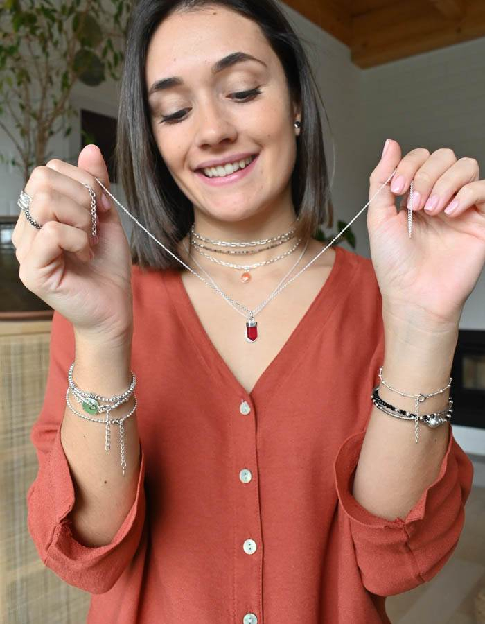 COLGANTE PÉNDULO PLATA DE LEY