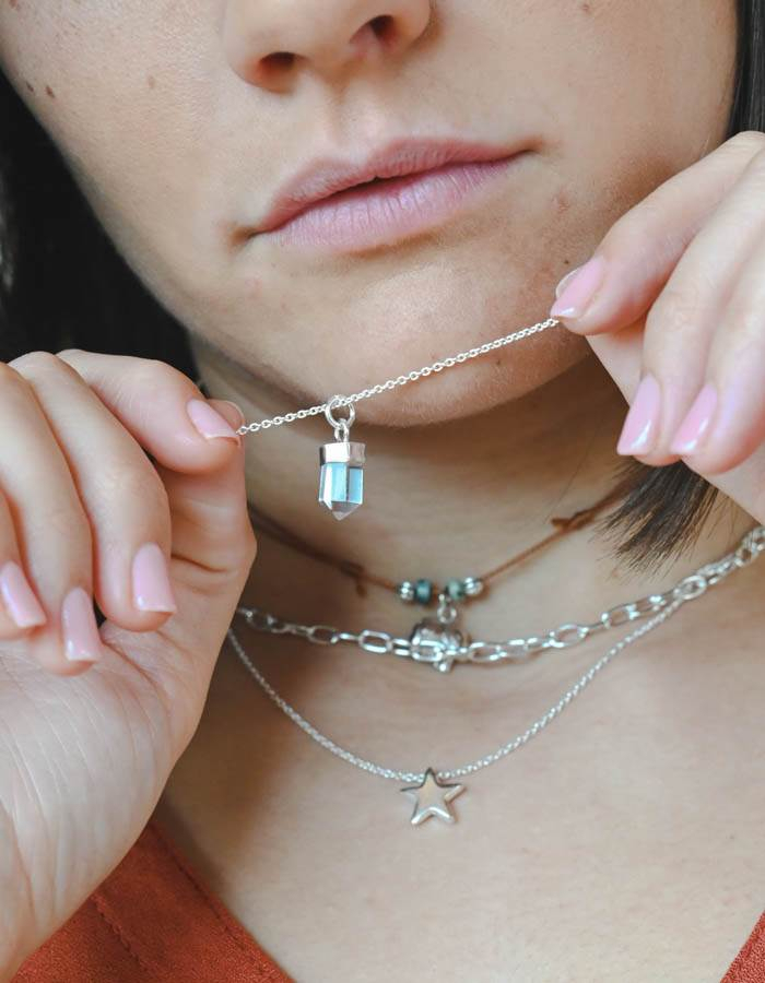 COLGANTE PÉNDULO PLATA DE LEY