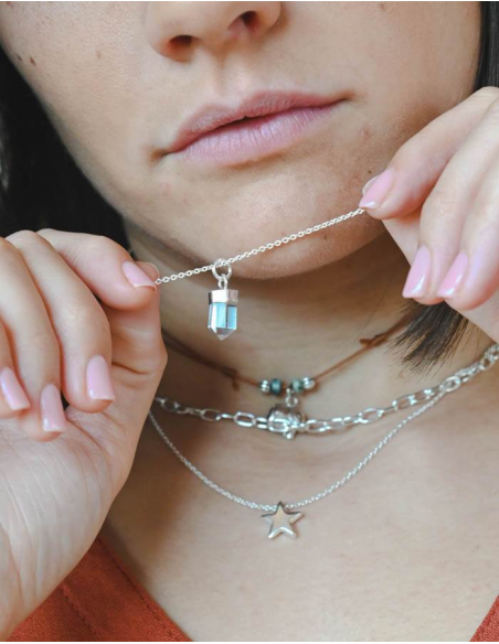 COLGANTE PÉNDULO PLATA DE LEY