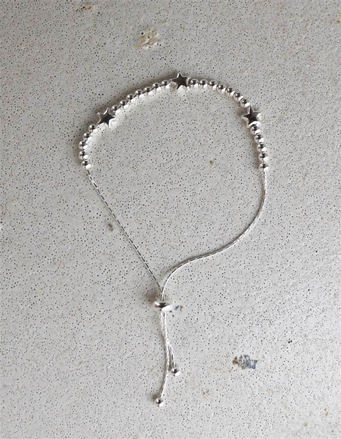 PULSERA ESTRELLITAS Y BOLITAS