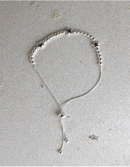 PULSERA ESTRELLITAS Y BOLITAS