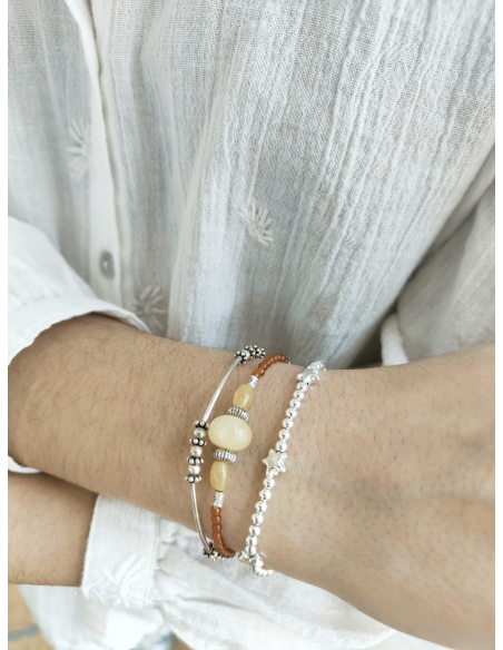 PULSERA CORNALINA