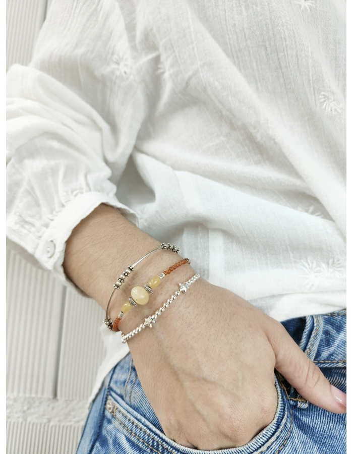 PULSERA CORNALINA