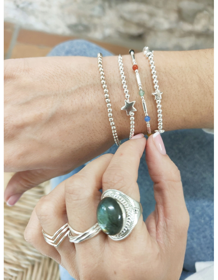 ANILLO NATURA LABRADORITA