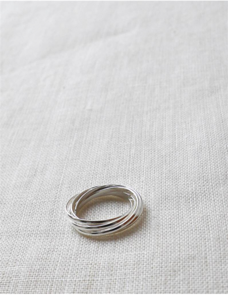 ANILLO ALIANZAS ENTRELAZADAS