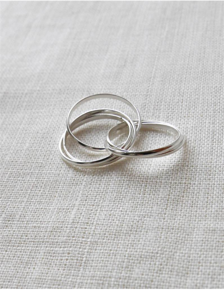 ANILLO ALIANZAS ENTRELAZADAS