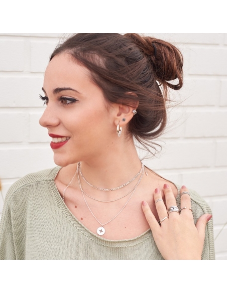 COLGANTE ROSA DE LOS VIENTOS