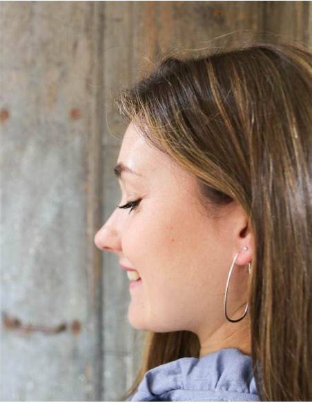 PENDIENTES LONDRES PLATA