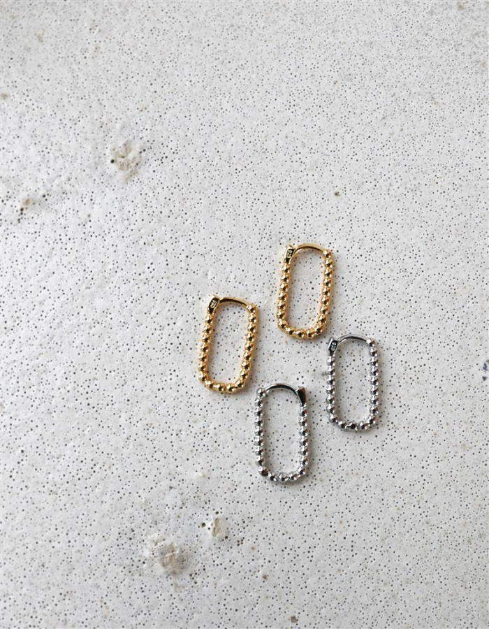 AROS RECTANGULARES BOLITAS