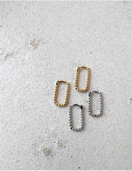 AROS RECTANGULARES BOLITAS