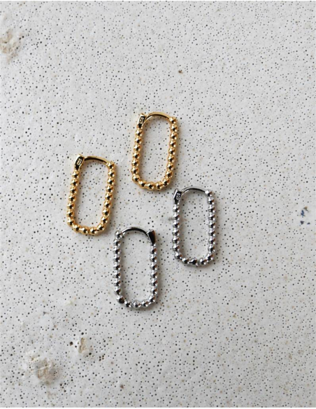 AROS RECTANGULARES BOLITAS