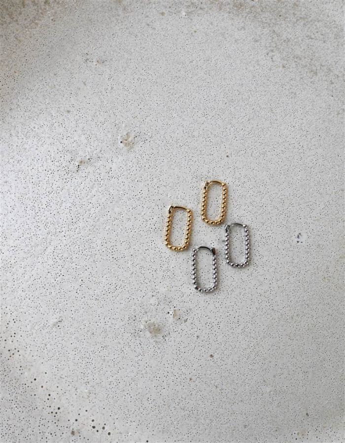 AROS RECTANGULARES BOLITAS