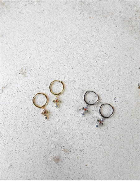 AROS CRUZ CIRCONITAS DE COLORES