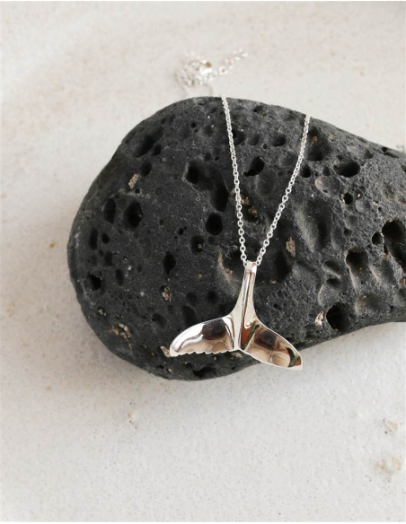 COLLAR BALLENA MARES DEL SUR PLATA