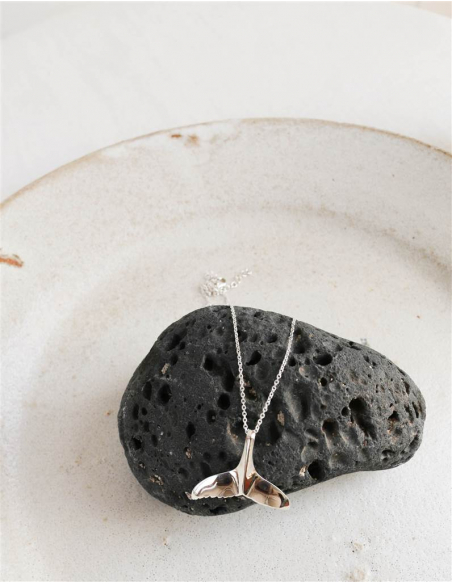 COLLAR BALLENA MARES DEL SUR PLATA