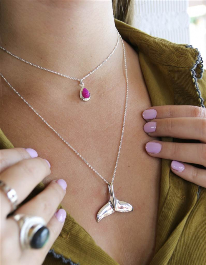 COLLAR BALLENA MARES DEL SUR PLATA