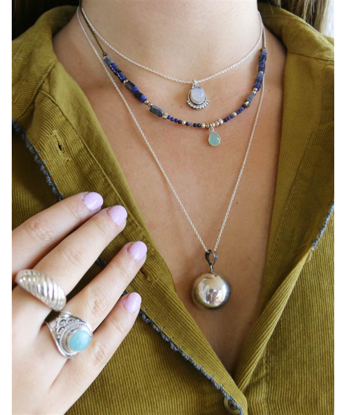 COLGANTE COSMIC PIEDRA LUNA 2