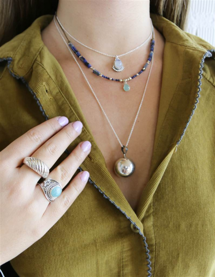 COLGANTE COSMIC PIEDRA LUNA