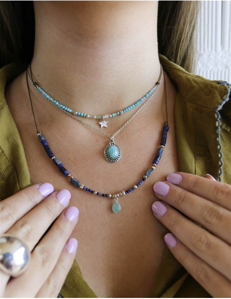 COLGANTE LAPISLÁZULI ROCÍO