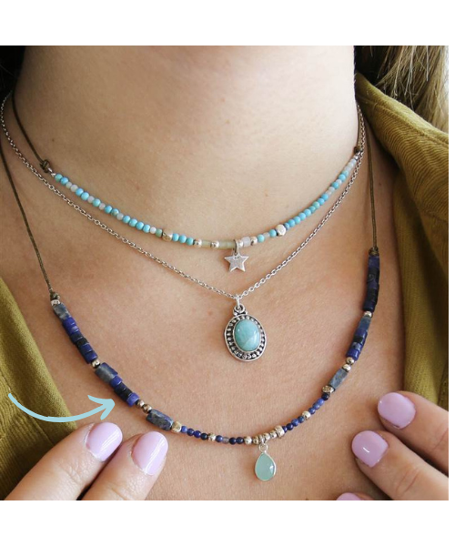 COLGANTE LAPISLÁZULI ROCÍO 2