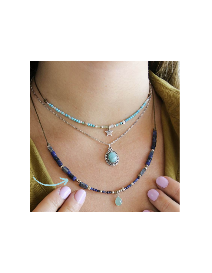 COLGANTE LAPISLÁZULI ROCÍO