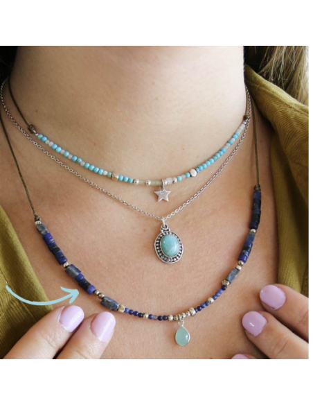 COLGANTE LAPISLÁZULI ROCÍO