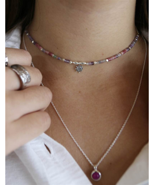 COLGANTE  AMATISTA SOL