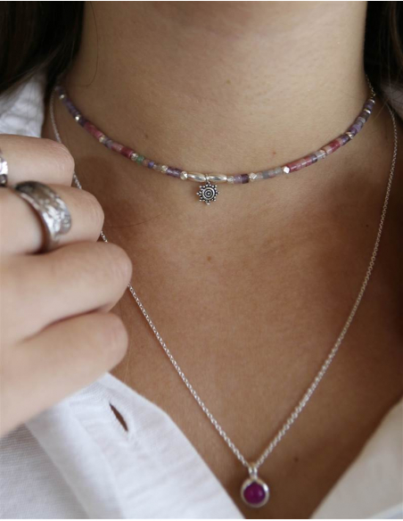 COLGANTE  AMATISTA SOL