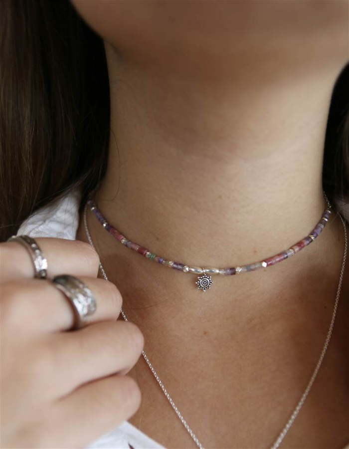 COLGANTE  AMATISTA SOL