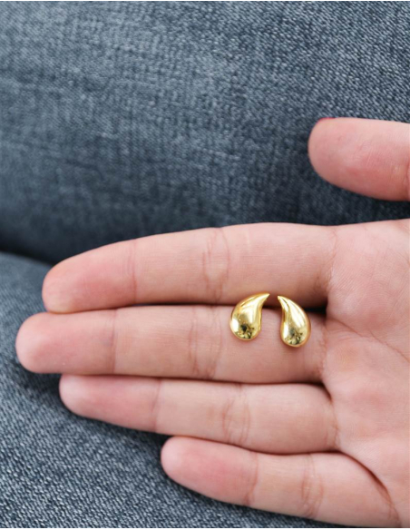 PENDIENTES LAGRIMAS ORO