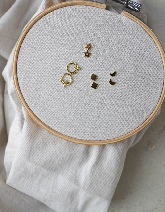 PENDIENTES  LUNAS, CUADRADO,...